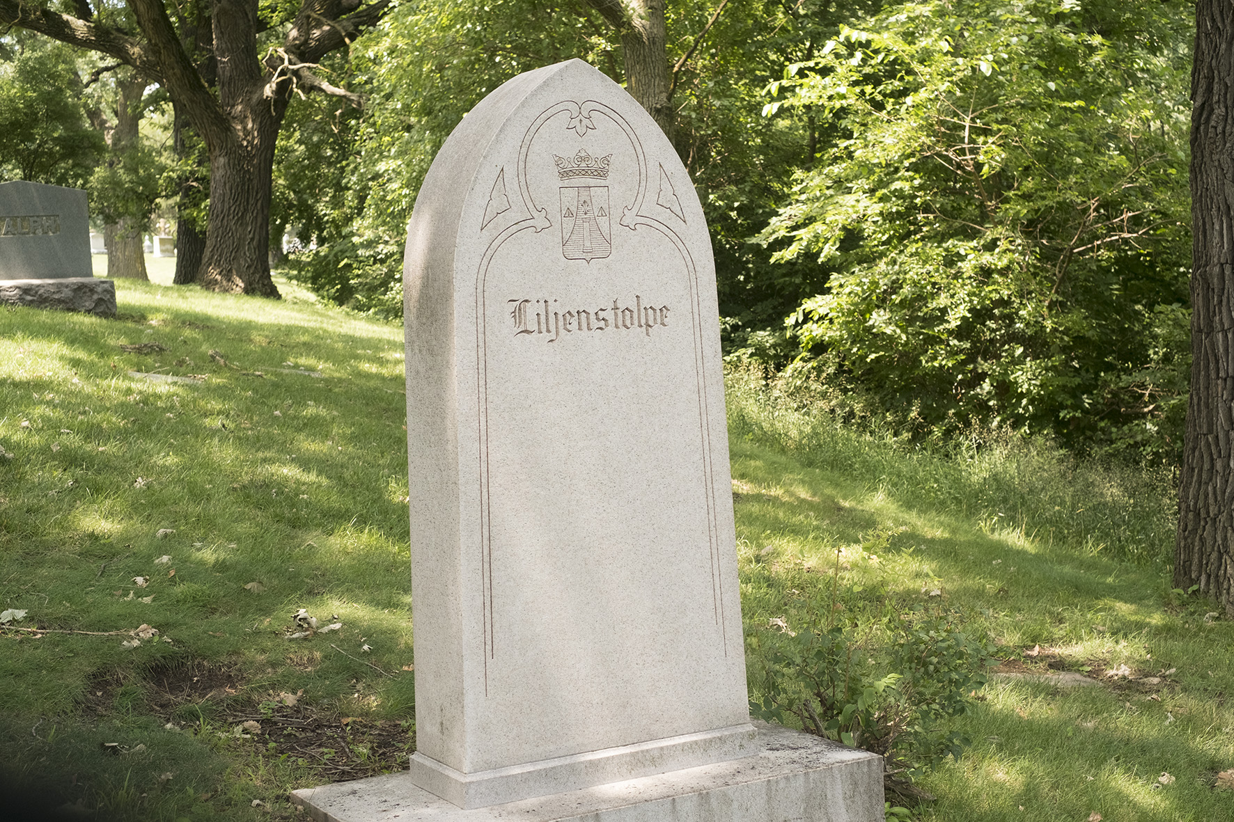 Skyddad: The Omaha Family Grave
